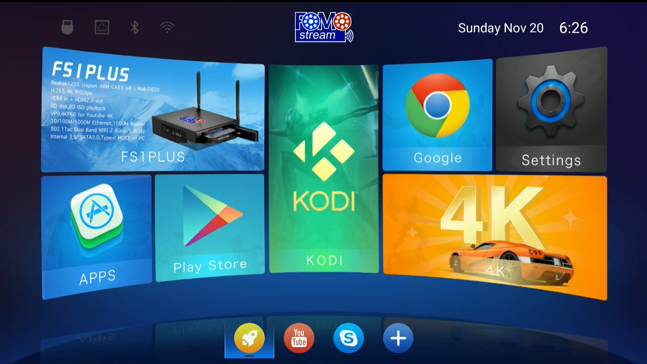 FOMOstream Android TV Box